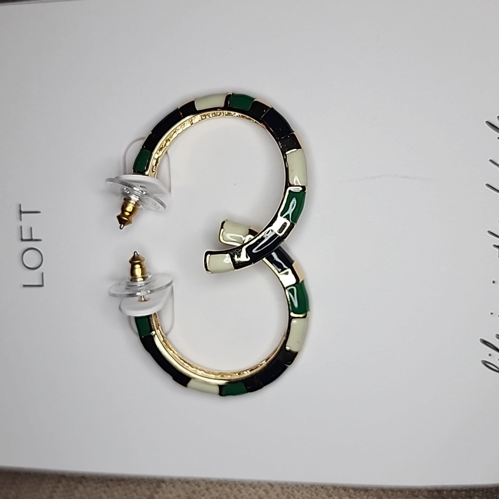 New Loft Hoop Earrings, NWT